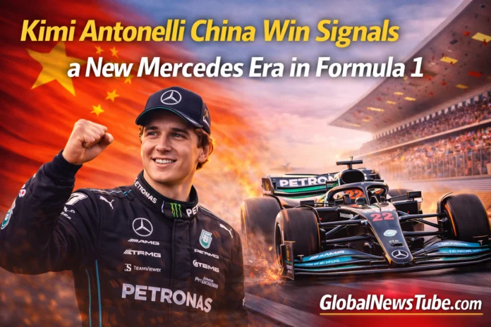 Kimi Antonelli China Win Signals a New Mercedes Era in Formula 1 | globalnewstube.com