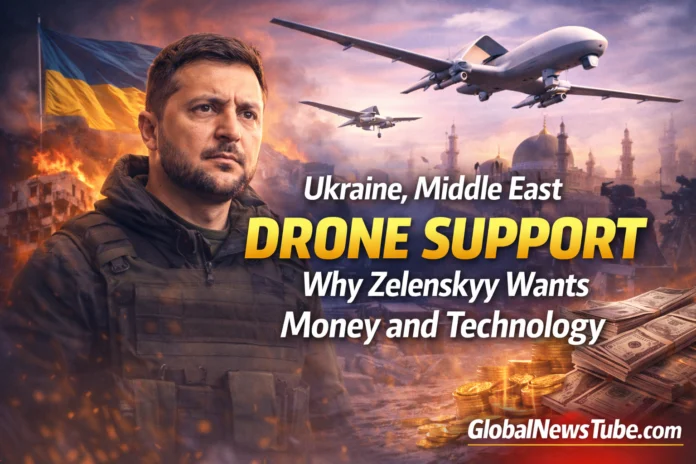Ukraine Middle East Drone Support Why Zelenskyy Wants Money and Technology | globalnewstube.com