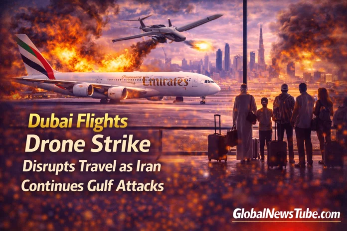 Dubai Flights Drone Strike Disrupts Travel as Iran Continues Gulf Attacks | globalnewstube.com