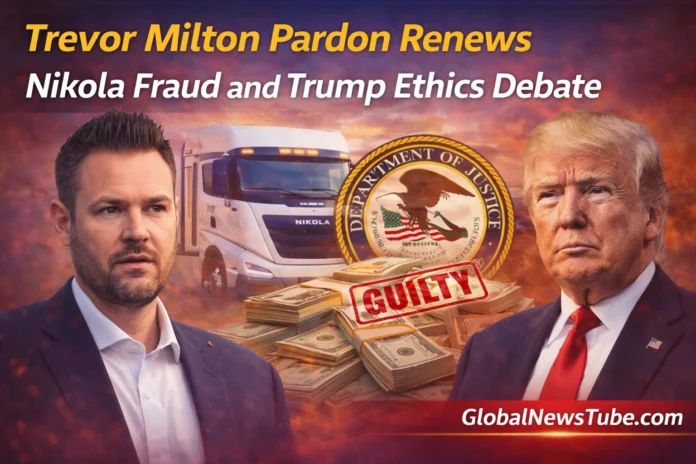 Trevor Milton Pardon Renews Nikola Fraud and Trump Ethics Debate | globalnewstube.com