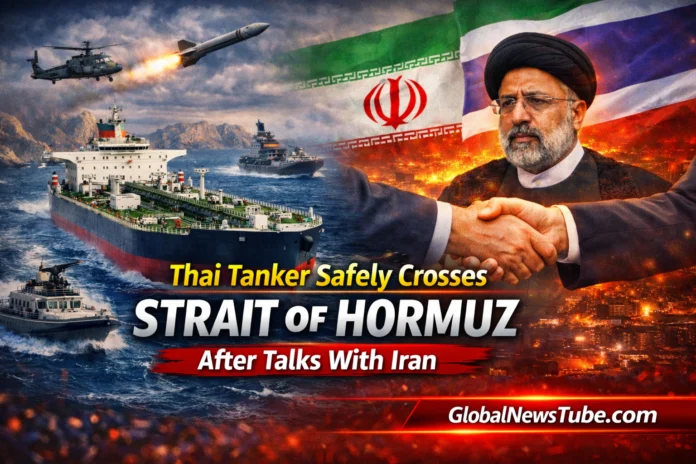 Thai Tanker Safely Crosses Strait of Hormuz After Talks With Iran | globalnewstube.com