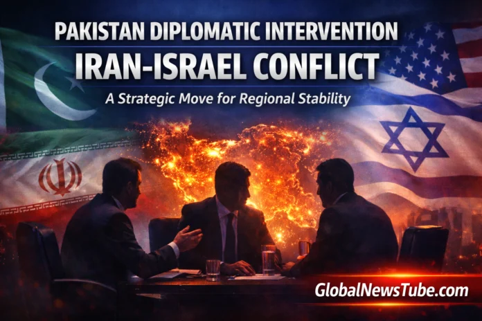 Pakistan Diplomatic Intervention in Iran Israel Conflict A Strategic Move for Regional Stability | globalnewstube.com