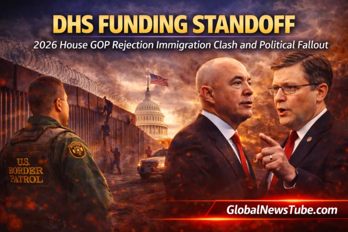 DHS Funding Standoff 2026 House GOP Rejection Immigration Clash and Political Fallout | globalnewstube.com