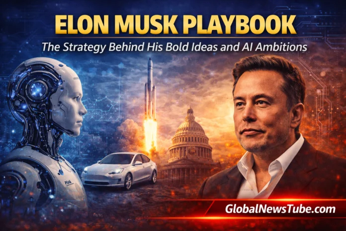 Elon Musk Playbook The Strategy Behind His Bold Ideas and AI Ambitions | globalnewstube.com