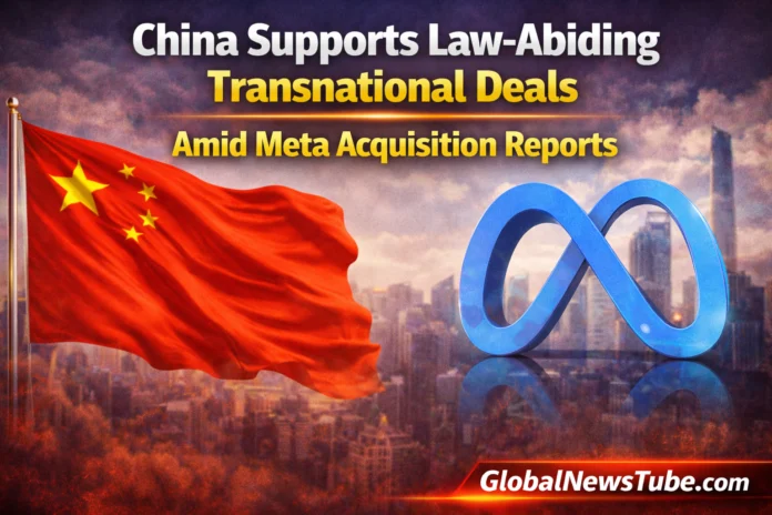 China Supports Law Abiding Transnational Deals Amid Meta Acquisition Reports | globalnewstube.com