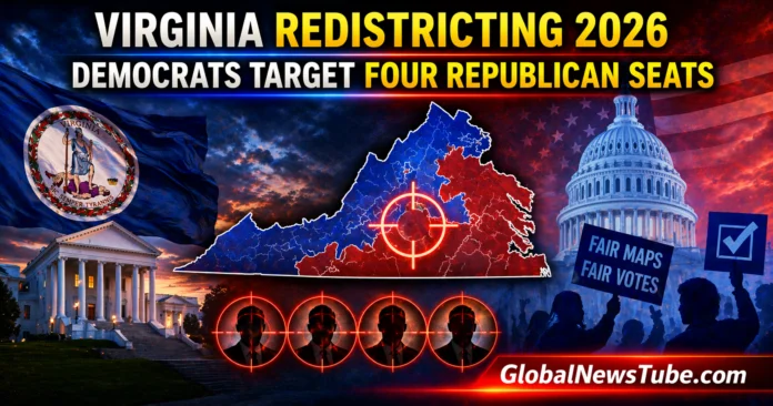 Virginia Redistricting 2026 Democrats Target Four Republican Seats | globalnewstube.com