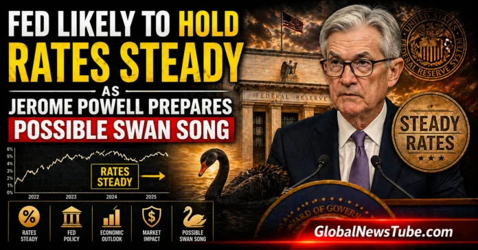 Fed Likely to Hold Rates Steady as Jerome Powell Prepares Possible Swan Song | globalnewstube.com
