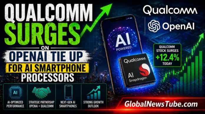 Qualcomm Surges on OpenAI Tie Up for AI Smartphone Processors | globalnewstube.com