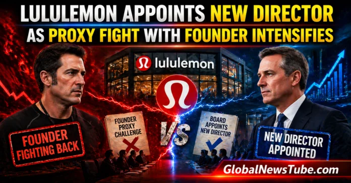 Lululemon Appoints New Director as Proxy Fight With Founder Intensifies | globalnewstube.com