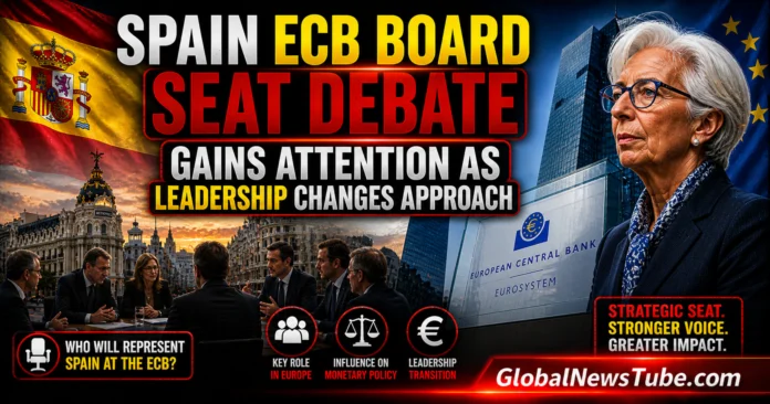 Spain ECB Board Seat Debate Gains Attention as Leadership Changes Approach | globalnewstube.com