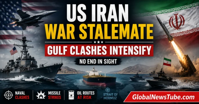 US Iran War Stalemate as Gulf Clashes Intensify | globalnewstube.com