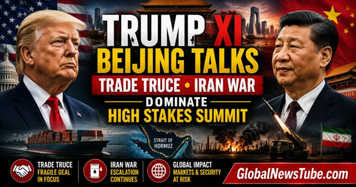 Trump Xi Beijing Talks Trade Truce and Iran War Dominate High Stakes Summit | globalnewstube.com