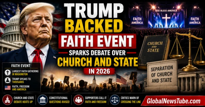 Trump Backed Faith Event Sparks Debate Over Church and State in 2026 | globalnewstube.com