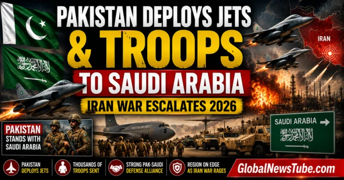 Pakistan Deploys Jets and Troops to Saudi Arabia During Iran War 2026 | globalnewstube.com
